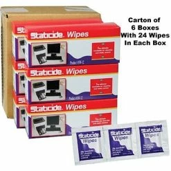 Brand new 💯 Dry Wipes Kodak Scanner Staticide Wipes, 24 Wipes/Box, 6 Boxes/Carton (896-5519) 🥰