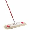 Deals ✨ Dusters & Dust Pans Libman 24" Dust Mop, 100% Cotton, 24" X 5", Red & White, Case Of 6, (0922) 🎁 -Cleaning Tools Sales unnamed file 2040