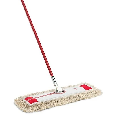 Deals ✨ Dusters & Dust Pans Libman 24" Dust Mop, 100% Cotton, 24" X 5", Red & White, Case Of 6, (0922) 🎁 3 Deals ✨ Dusters & Dust Pans Libman 24" Dust Mop, 100% Cotton, 24" X 5", Red & White, Case Of 6, (0922) 🎁