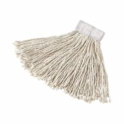 Buy 👍 Wet Mops Rubbermaid Commercial Products Super Stitch 24 OZ Cotton Wet Mop, 1" Headband, White (FGD11306WH00) 🤩