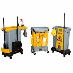 Flash Sale 🥰 Cleaning Carts Rubbermaid Slim Jim Resin Dolly, Black (1980602) ✨ -Cleaning Tools Sales unnamed file 2105