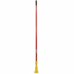 Flash Sale 🛒 Wet Mops Rubbermaid Commercial Products Gripper® 60" Fiberglass Wet Mop Handle, Red (FGH24600RD00) ❤️