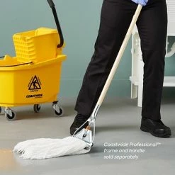 Flash Sale 👏 Wet Mops Coastwide Professional™ Cut-End Wet Mop Head, #32, Rayon, 1" Headband, White (CW57747) 👍 -Cleaning Tools Sales unnamed file 2150