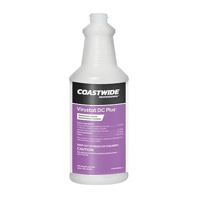 Discount 🤩 Spray Bottles & Sprayers Coastwide Professional™ Virustat DC Plus 32 Oz. Bottle With Graduations (CW0490SB-A) 🧨 3 Discount 🤩 Spray Bottles & Sprayers Coastwide Professional™ Virustat DC Plus 32 Oz. Bottle With Graduations (CW0490SB-A) 🧨