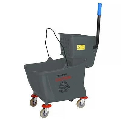 Best Sale ⌛ Mop Buckets & Wringers Alpine Industries 36 Qt. Mop Bucket With Side Press Wringer In Gray 2 Pack 💯 3 Best Sale ⌛ Mop Buckets & Wringers Alpine Industries 36 Qt. Mop Bucket With Side Press Wringer In Gray 2 Pack 💯