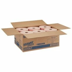 Best Pirce 💯 Microfiber Cloths, Wipers And Rags GoRag Durable Fibers Wipers, Orange, 250 Ft./Roll, 6 Rolls/Carton (20067) 🎉 -Cleaning Tools Sales unnamed file 2192