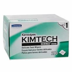 Promo 🔔 Kimberly Clark® Wipes Kimtech Science Kimwipes Delicate Task Durable Fibers Wipers, White, 280 Sheets/Box, 30 Boxes/Carton (34120) 🔥