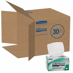 Promo 🔔 Kimberly Clark® Wipes Kimtech Science Kimwipes Delicate Task Durable Fibers Wipers, White, 280 Sheets/Box, 30 Boxes/Carton (34120) 🔥 -Cleaning Tools Sales unnamed file 2202