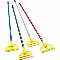 Top 10 🌟 Mop Handles Rubbermaid Commercial Products Invader 60" Fiberglass Wet Mop Handle, Green (FGH14600GR00) ❤️