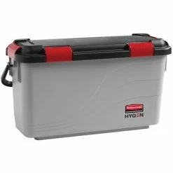 Discount 🔔 Wet Mops Rubbermaid® Hygen Microfiber Pulse Mop Charging Bucket, 13.5" X 10.5", Gray (1863892) 🥰