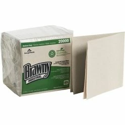 Cheap 🤩 Microfiber Cloths, Wipers And Rags GP PRO Brawny® Professional D400 Disposable Cleaning Towel, 1/4-Fold, Oatmeal, 18/PK ✨