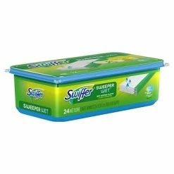 Wholesale 🥰 Swiffer Wet® Cloth Refills Swiffer Sweeper TRAP + LOCK Wet Mop Pad Refills, Open-Window Fresh Scent, 24 Count (74597) 💯