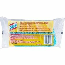 Outlet 🧨 Clorox S.O.S® Scrubbing Sponge S.O.S® All Surface Scrubber Sponge, 12 Sponges/Case (00007) 🧨 -Cleaning Tools Sales unnamed file 258