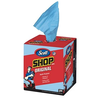 Wholesale ✔️ Scott® Shop Towels Scott Shop Towels Wipers, Blue, 200 Wipers/Box, 8 Boxes/Carton (75190) ❤️ 6 Wholesale ✔️ Scott® Shop Towels Scott Shop Towels Wipers, Blue, 200 Wipers/Box, 8 Boxes/Carton (75190) ❤️ - Image 4