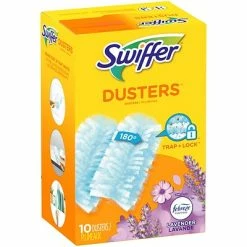 Flash Sale ✔️ Swiffer® Duster Swiffer Dusters Multi-Surface Synthetic Fiber Refills, Febreze Lavender Scent, Blue, 10/Pack (16697) 🎁