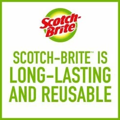 Best deal ⭐ Scrub Sponges Scotch-Brite Dobie All-Purpose Cleaning Pad, 3 1/8" X 2 1/4" X 4 11/16", 3/Pk 🌟 -Cleaning Tools Sales unnamed file 356