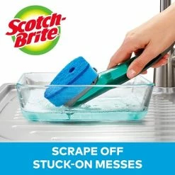 Flash Sale 🛒 3M Cleaning Cloths & Sponges Scotch-Brite™ Advanced Soap Control Non-Scratch Dishwand, Blue, 1/Pack (451U-4) ⌛ -Cleaning Tools Sales unnamed file 400