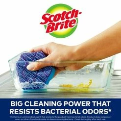 Deals 🌟 3M 3M Cleaning Cloths & Sponges Scotch-Brite® Scrub Dots Advanced Non-Scratch Sponge Scrubbers, Blue, 2/Pack (SDA-2) ✔️ -Cleaning Tools Sales unnamed file 44