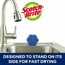 Deals 🌟 3M 3M Cleaning Cloths & Sponges Scotch-Brite® Scrub Dots Advanced Non-Scratch Sponge Scrubbers, Blue, 2/Pack (SDA-2) ✔️ -Cleaning Tools Sales unnamed file 45