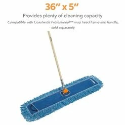 Best reviews of ⌛ Dust Mop Heads Coastwide Professional™ Looped-End Dust Mop Head, Cotton, 36" X 5", Blue (CW56760) 🔥 -Cleaning Tools Sales unnamed file 462