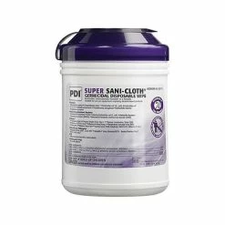 Coupon ✔️ Surface Wipes Sani PDI Super Sani-Cloth Large Fabric Wipers, White, 160 Wipers/Canister, 12 Canisters/Carton (Q55172) 🎁