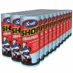 Cheapest 🔔 Kimberly Clark® Wipes Scott Shop Towels Original Nylon Wipers, Blue, 55 Sheets/Roll, 30 Rolls/Carton (75130) 👏 -Cleaning Tools Sales unnamed file 513