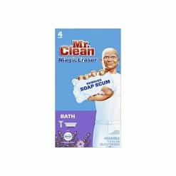 Best reviews of 😀 Mr. Clean® Magic Eraser Mr. Clean Magic Eraser Bath White Scouring Pad, Lavender Scent, 4/Pack (51099) ❤️