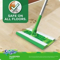 Buy 🤩 Wet Mops Swiffer Sweeper TRAP+ LOCK Wet Mop Cloth Refills, Open-Window Fresh, 12/Box (95531) ⭐ -Cleaning Tools Sales unnamed file 546