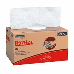Coupon 🤩 Kimberly Clark® Wipes WypAll L10 Paper Wipers, White, 125/Box (05320) 🧨 -Cleaning Tools Sales unnamed file 555