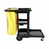 Buy 😀 Cleaning Carts Rubbermaid Janitorial Cleaning Cart, Black Plastic (FG617388BLA) ✔️ -Cleaning Tools Sales unnamed file 592