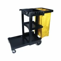 Buy 😀 Cleaning Carts Rubbermaid Janitorial Cleaning Cart, Black Plastic (FG617388BLA) ✔️ -Cleaning Tools Sales unnamed file 594