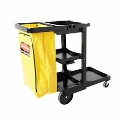 Buy 😀 Cleaning Carts Rubbermaid Janitorial Cleaning Cart, Black Plastic (FG617388BLA) ✔️ -Cleaning Tools Sales unnamed file 595