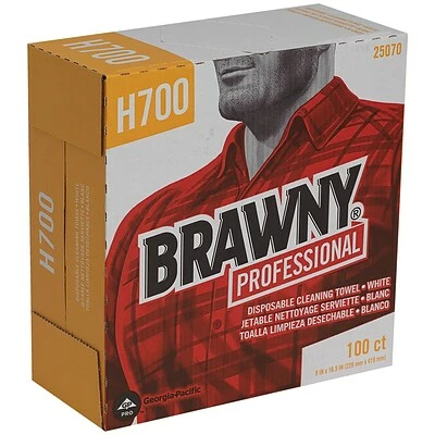 Top 10 💯 Centerpull Paper Towels Brawny Professional H700 Heavy Duty Multifold Paper Towels, 1-Ply, 100 Sheets/Pack (25070) 🔥 2 Top 10 💯 Centerpull Paper Towels Brawny Professional H700 Heavy Duty Multifold Paper Towels, 1-Ply, 100 Sheets/Pack (25070) 🔥 - Image 2