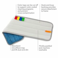 Deals 🛒 Wet Mops Coastwide Professional™ Economy Microfiber Wet Mop Pad, 5" X 18", Blue (CW58011) 🎁 -Cleaning Tools Sales unnamed file 638