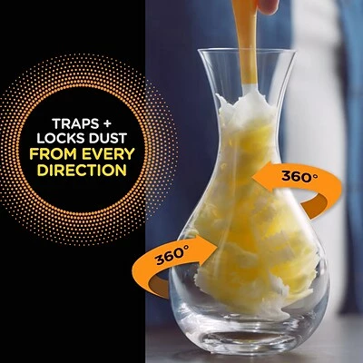 Outlet 🎁 Swiffer® Duster Swiffer 360 Durable Heavy Duty Fiber Dusters With Extendable Handle Kit, White/Yellow (44750) 🎁 4 Outlet 🎁 Swiffer® Duster Swiffer 360 Durable Heavy Duty Fiber Dusters With Extendable Handle Kit, White/Yellow (44750) 🎁 - Image 2