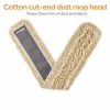 Brand new 🌟 Dust Mop Heads Coastwide Professional™ Cut-End Dust Mop Head, Cotton, 60" X 5", White (CW56756) 🥰 -Cleaning Tools Sales unnamed file 649
