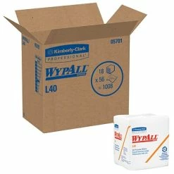 Coupon 🌟 WypAll® Wipers WypAll L40 Cellulose Wipers, White, 56 Wipes/Pack, 18 Packs/Carton (05701) 🎉 -Cleaning Tools Sales unnamed file 663