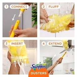 Outlet 🎁 Swiffer® Duster Swiffer 360 Durable Heavy Duty Fiber Dusters With Extendable Handle Kit, White/Yellow (44750) 🎁 12 Outlet 🎁 Swiffer® Duster Swiffer 360 Durable Heavy Duty Fiber Dusters With Extendable Handle Kit, White/Yellow (44750) 🎁 -Cleaning Tools Sales unnamed file 67