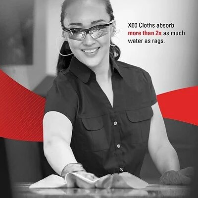 Hot Sale 🔔 Microfiber Cloths, Wipers And Rags WypAll X60 Hydroknit Wipers, White, 126 Wipes/Box (34790) 🔥 6 Hot Sale 🔔 Microfiber Cloths, Wipers And Rags WypAll X60 Hydroknit Wipers, White, 126 Wipes/Box (34790) 🔥 - Image 4