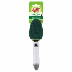 Best Pirce 🎁 Scrub Sponges Scotch-Brite® Heavy Duty Dishwand, Green/Yellow, 1/Pack (650-4) 🤩