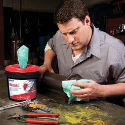 Wholesale 👍 Dry Wipes WypAll Fabric Wipers, White, 75 Wipers/Bucket, 6 Buckets/Carton (91371) 🥰 -Cleaning Tools Sales unnamed file 703