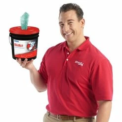 Wholesale 👍 Dry Wipes WypAll Fabric Wipers, White, 75 Wipers/Bucket, 6 Buckets/Carton (91371) 🥰 -Cleaning Tools Sales unnamed file 705