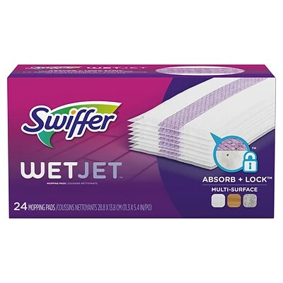 Brand new 😀 Wet Mops Swiffer WetJet Spray Mop Multi-Surface Floor Cleaner Pad Refill, 24 Count (PGC 08443) 🔥 3 Brand new 😀 Wet Mops Swiffer WetJet Spray Mop Multi-Surface Floor Cleaner Pad Refill, 24 Count (PGC 08443) 🔥