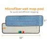 Outlet 🔥 Wet Mops Coastwide Professional™ Microfiber Wet Mop Pad, 5" X 18", Blue (CW58010) 😍 -Cleaning Tools Sales unnamed file 836