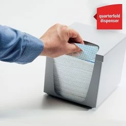 Brand new 👏 Wypall® Microfiber Cloths WypAll HydroKnit Heavy-Duty Fabric Foodservice Cloth, Blue, 100/Carton (51633) 🎉 -Cleaning Tools Sales unnamed file 872