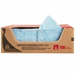 Brand new 👏 Wypall® Microfiber Cloths WypAll HydroKnit Heavy-Duty Fabric Foodservice Cloth, Blue, 100/Carton (51633) 🎉 -Cleaning Tools Sales unnamed file 875