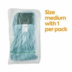 Budget ✔️ Wet Mops Coastwide Professional™ Looped-End Wet Mop Head, Medium, Recycled PET, 5" Headband, Blue (CW57752) 🌟 -Cleaning Tools Sales unnamed file 921