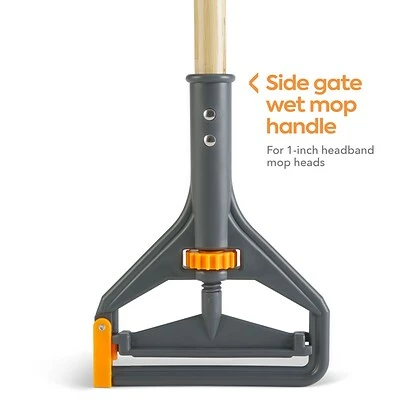 Deals ⭐ Wet Mops Coastwide Professional™ 60" Side Gate Wood Wet Mop Handle, Plastic Head (CW58009) 👍 3 Deals ⭐ Wet Mops Coastwide Professional™ 60" Side Gate Wood Wet Mop Handle, Plastic Head (CW58009) 👍