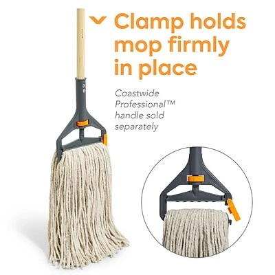 Deals ⭐ Wet Mops Coastwide Professional™ 60" Side Gate Wood Wet Mop Handle, Plastic Head (CW58009) 👍 5 Deals ⭐ Wet Mops Coastwide Professional™ 60" Side Gate Wood Wet Mop Handle, Plastic Head (CW58009) 👍 - Image 3