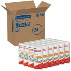 Coupon 🎁 WypAll® Wipers WYPALL L30 Durable Fibers Wipers, White, 70 Wipers/Roll, 24 Rolls/Carton (05843) 🥰 11 Coupon 🎁 WypAll® Wipers WYPALL L30 Durable Fibers Wipers, White, 70 Wipers/Roll, 24 Rolls/Carton (05843) 🥰 -Cleaning Tools Sales unnamed file 964
